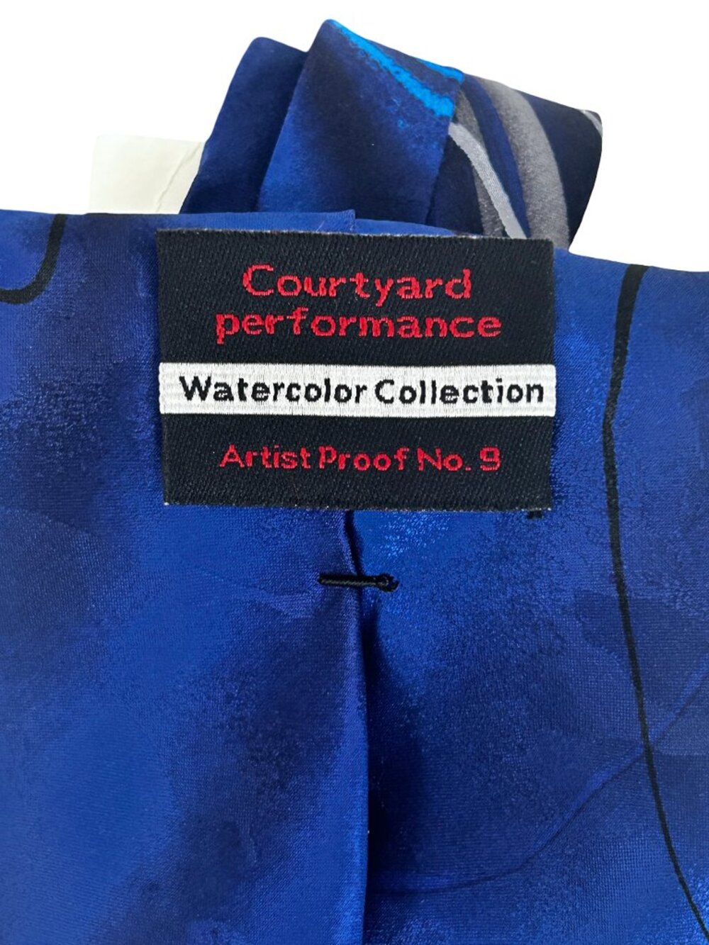 J. Garcia 100% Silk Necktie Ltd Ed Watercolor Collection Courtyard Performance 9 - Picture 7 of 12